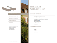 Tablet Screenshot of humbert-immobilien.ch